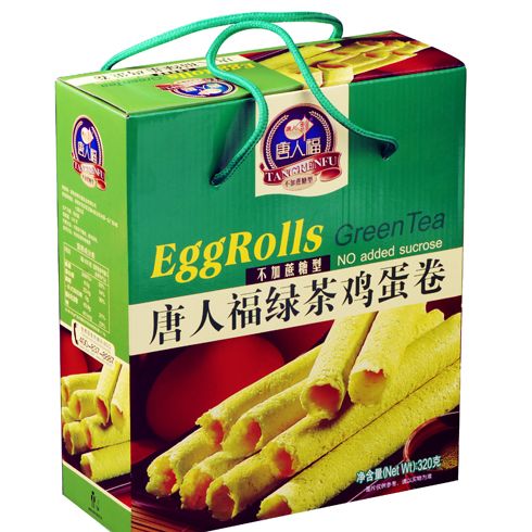 無(wú)糖綠茶雞蛋卷  