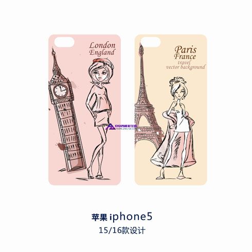 iphone5-5s 漫畫(huà)風(fēng)格手機(jī)殼設(shè)計(jì)