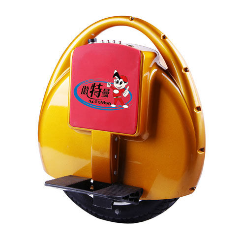 傲特曼獨(dú)輪車(chē)產(chǎn)品- 傲特曼電動(dòng)獨(dú)輪車(chē)金黃色款