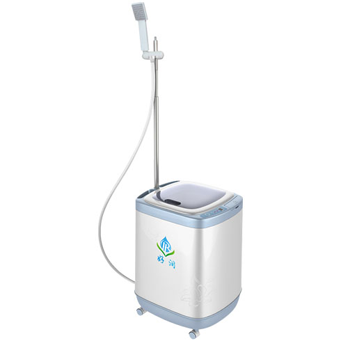好潤移動洗澡機(jī)產(chǎn)品-藍(lán)色款移動洗澡機(jī)