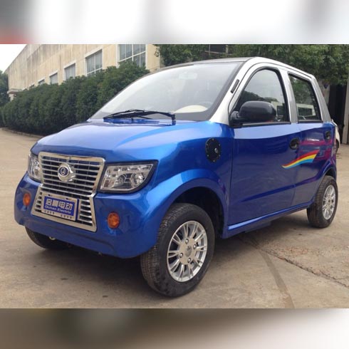 啟晨四輪電動車產品-藍色款全封閉四輪電動車