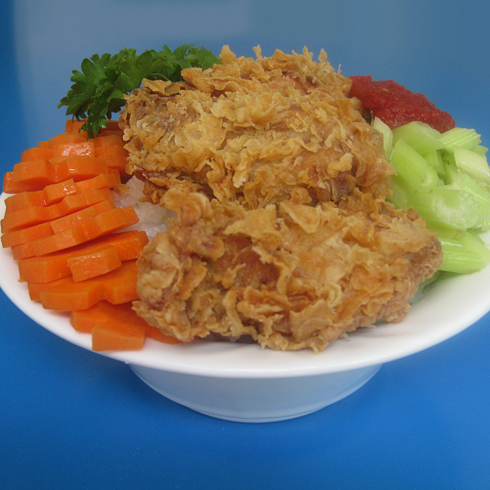 烤霸王土耳其烤肉產品-脆皮雞翅拌飯