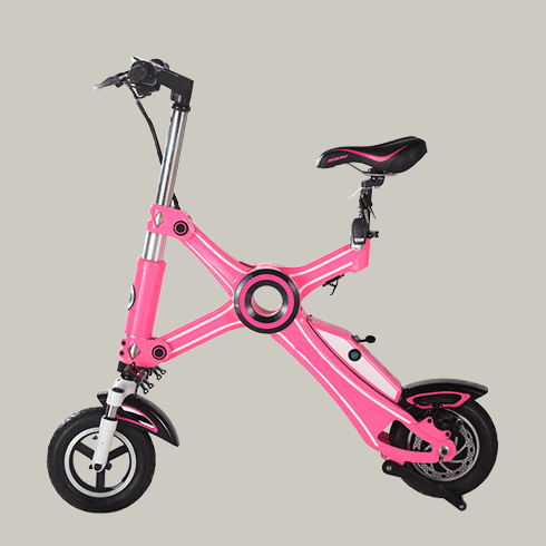 美路迪電動(dòng)車(chē)-X微型折疊車(chē)粉色款