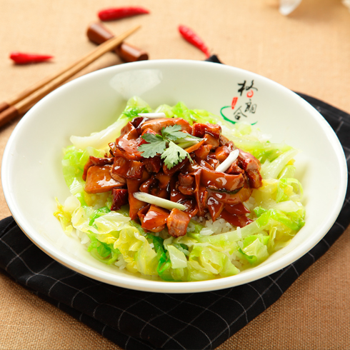 格朗合云南過(guò)橋米線-菌菇肉粒飯