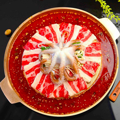 韓江川章魚(yú)水煎肉-雪花肉水煎肉