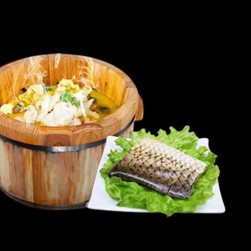溪石記木桶魚(yú)-酸菜魚(yú)鍋
