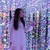 夢(mèng)幻星空-彩色垂柳